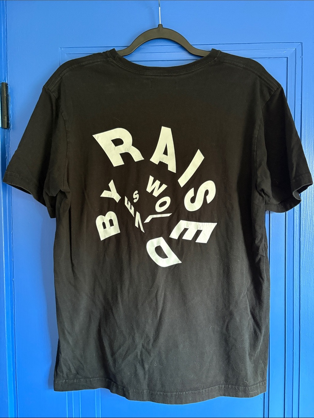 RAISED BY WOLVES Black Short-Sleeve Graphic Tee